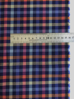 Коттон сорочка принт клетка, олива/бордо/синий/черный NB#89