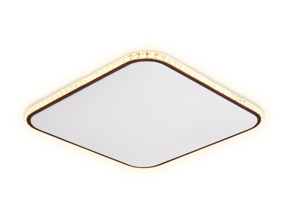 Ambrella Потолочный светодиодный светильник с пультом и дополнительной подсветкой Crystal FF76