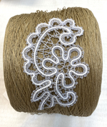 Пряжа на бобине (Италия) 100% лен 100г-866м 340г