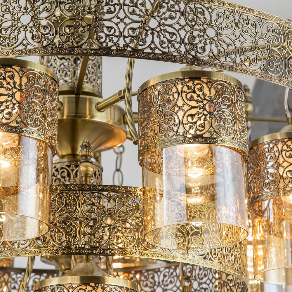 Citilux Эмир CL467193 Люстра подвесная Бронза