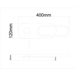 Бра Arte Lamp A2602AP-10BK