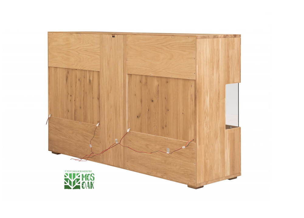 Комод бар из массива дуба Мидгард с подсветкой