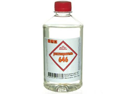Растворитель 646 0,5л ПЭТ