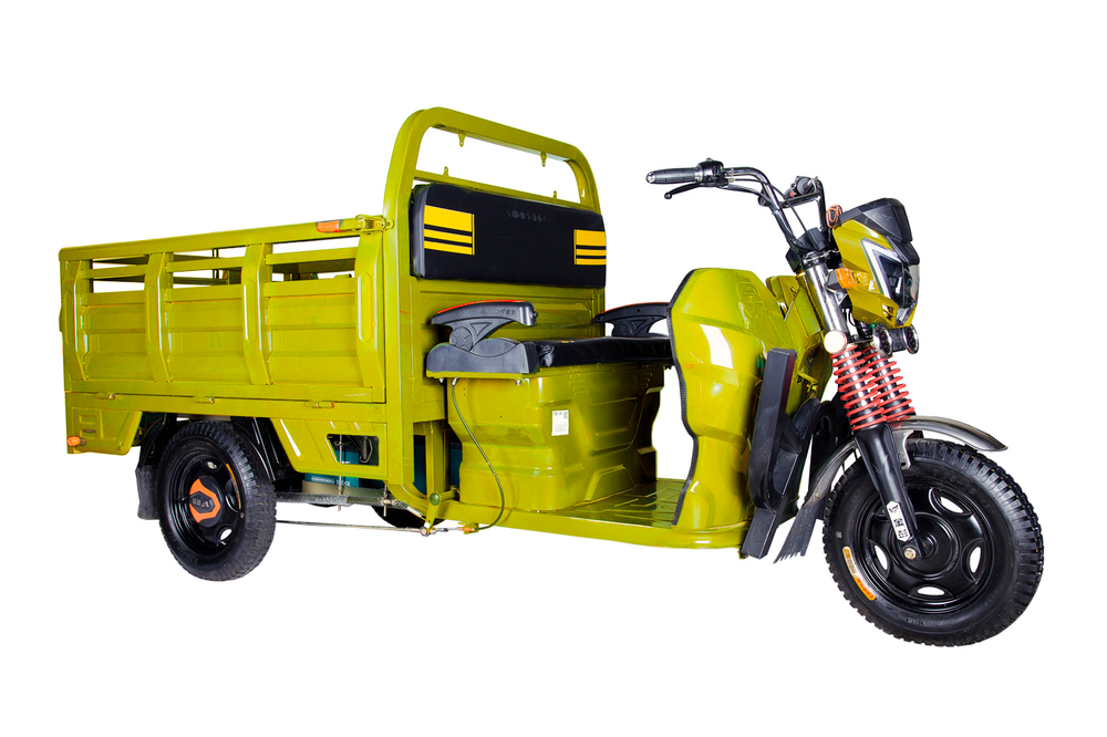 Грузовой электротрицикл Rutrike Антей-У 1500 60V1200W Желтый-1962