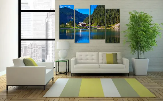 Модульная картина "Нерукотворная красота"