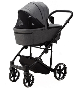 Детская коляска Adamex Zico New 2 в 1 ZN-TK57 TIP (ТЕМНО-СЕРЫЙ)