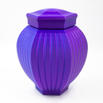 Био-урна "Лотос" из PLA-пластика фиолетовая M