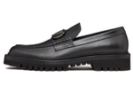 Valentino VLogo Plaque Slip On Loafers