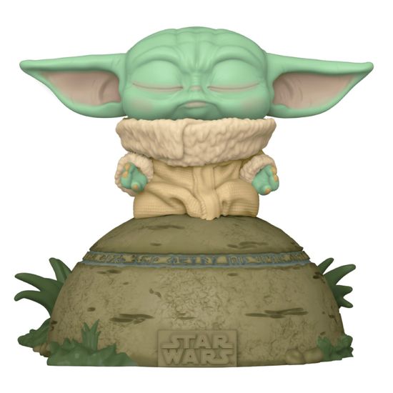 Фигурка Funko POP! Deluxe Bobble Star Wars Mandalorian Grogu Using the Force (SFX) (485) 58390