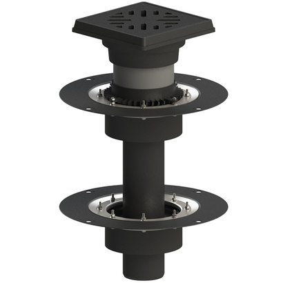 ТП-10.У.616.1 Воронка кровельная двухуровневая для паркинга Dn110 100800269