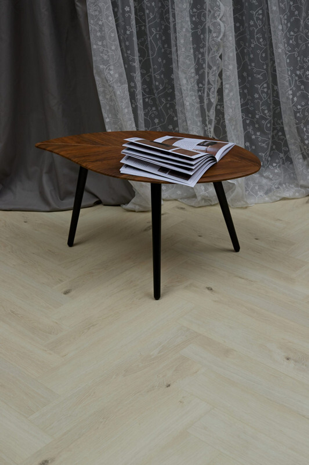 Кварц-винил SPC Steinholz Herringbone 4,5 мм Ландекк 1.14688 м2