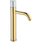 Смеситель для раковины Boheme Stick 122-GCR.2 gold touch chrome