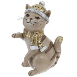 GAEM Фигурка декоративная "Кот", L12,5 W7 H14 см, 2в.