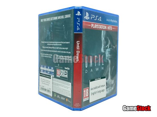 PS4 Until Dawn / Дожить до рассвета Б/У CUSA-00194 (Английская версия)