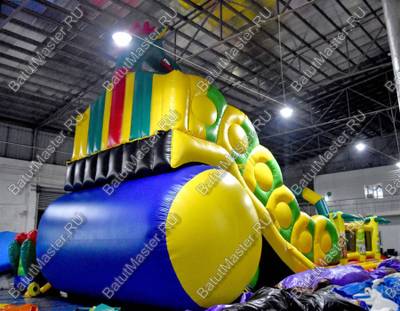 Надувной батут "Прерия" 14*7*7 м
