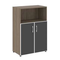 Yalta Шкаф LT.ST-2.2 R black Вяз Благородный/Стекло Black 800*450*1195