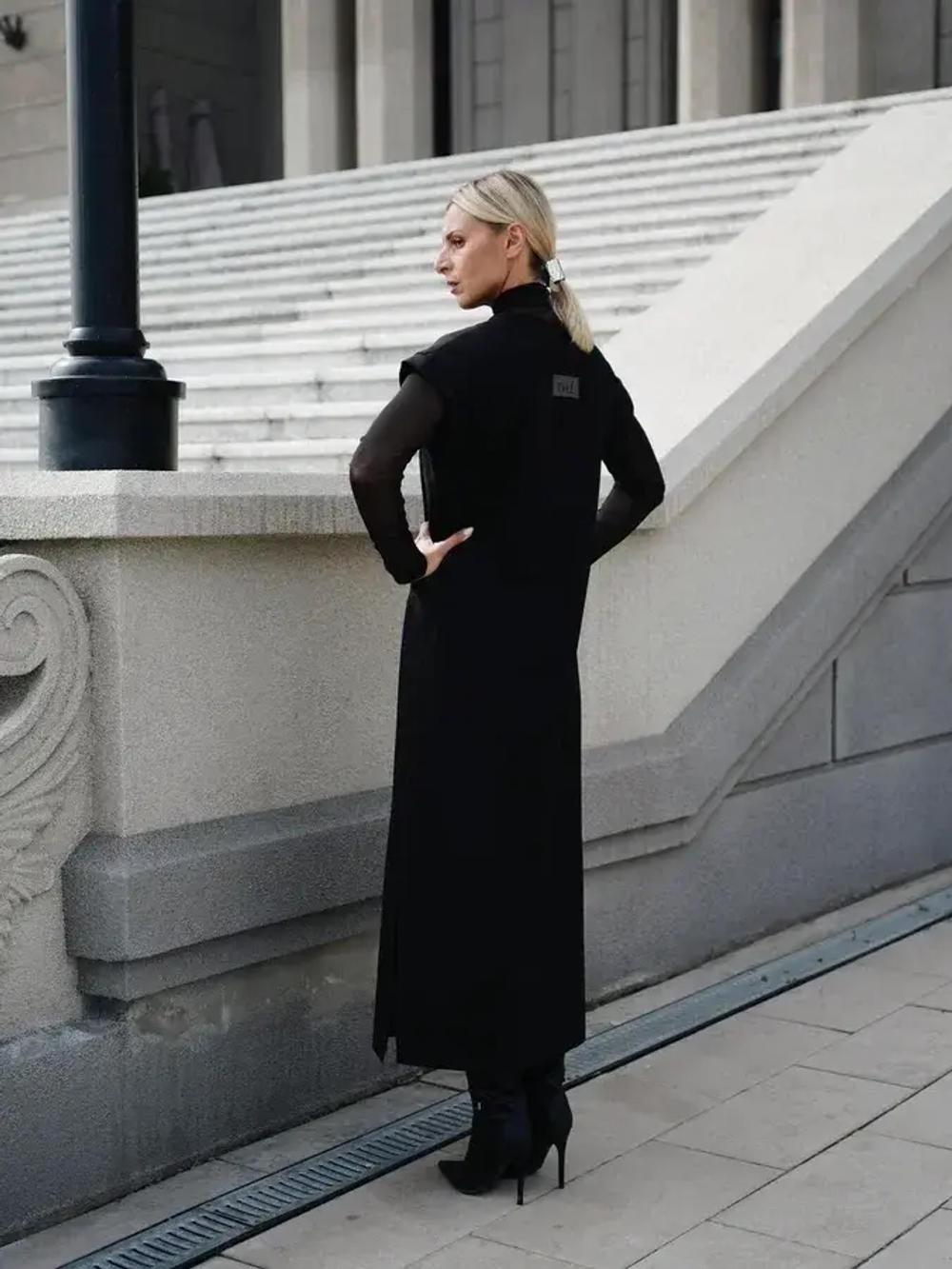 Платье из трикотажа джерси