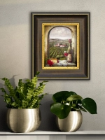 Картина настенная интерьерная в багетной раме 20*23 см