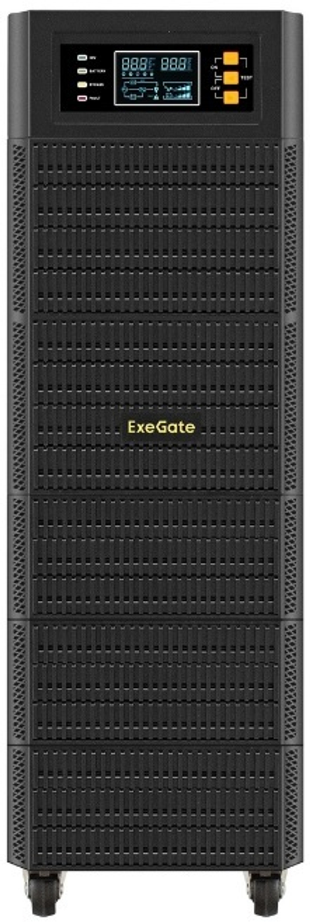 Источник бесперебойного питания  Exegate PowerExpert TL-575-10kVA.240V.LCD.AVR.T.USB.RS232.SNMP