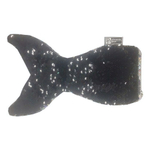 Пенал 1 отд. 24х14,5см. "Хвост русалки" черный, пайетки (Феникс+)