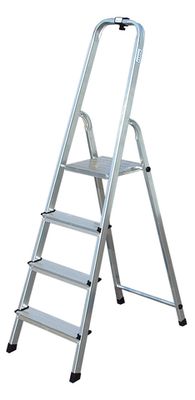 SOLIDY Свободностоящая стремянка,4 ступени,раб.высота 2,83 м (126221)