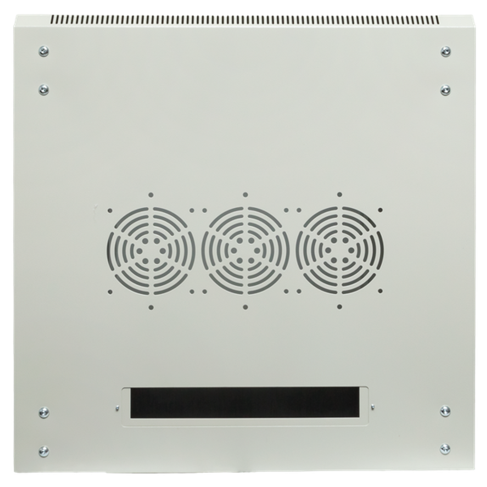 Шкаф настенный 19" TERACOM PRO 12U 600x600 мм дверь стеклянная с замком-ручкой серый