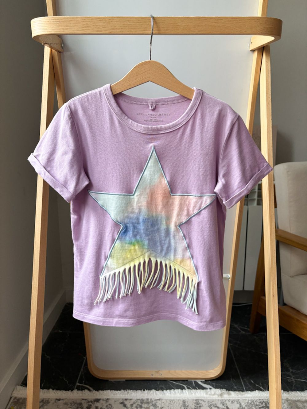 Хлопковая футболка Stella McCartney, 128