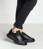 Кожаные кроссовки Alexander McQueen - черный(553761 WHGP0)