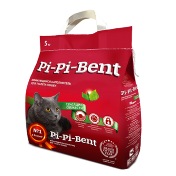 Pi pi Bent Комкующийся наполнитель "Сенсация свежести"