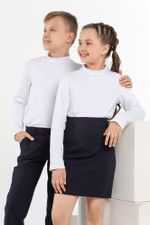 Джемпер для девочки Скул-3 Виотекс БЕЛЫЙ