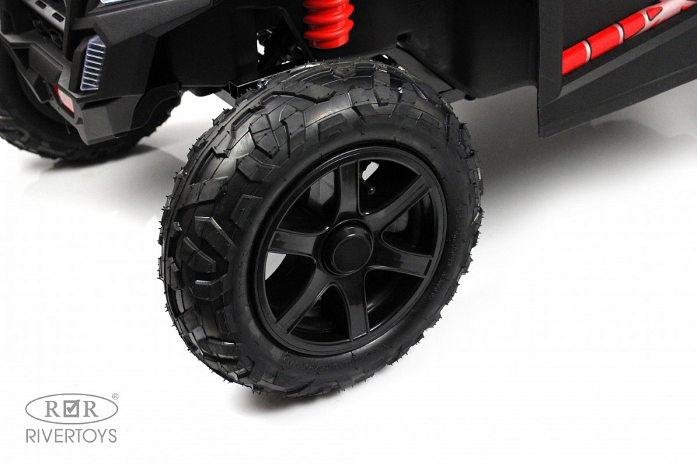 Детский электромобиль RiverToys M222MM красный