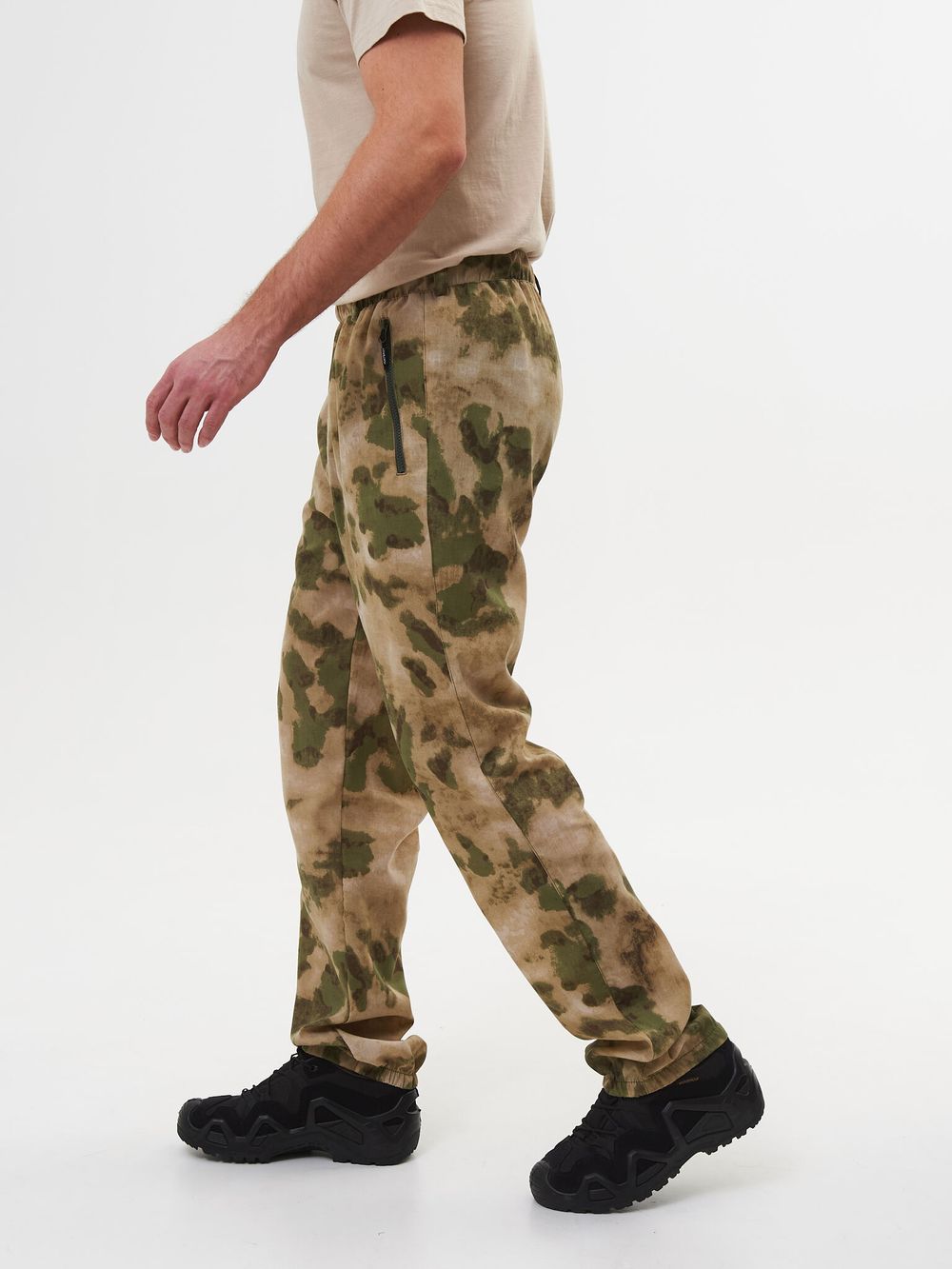 Брюки летние Стрелок ткань Смесовая (Сорочка) цвет Малахит