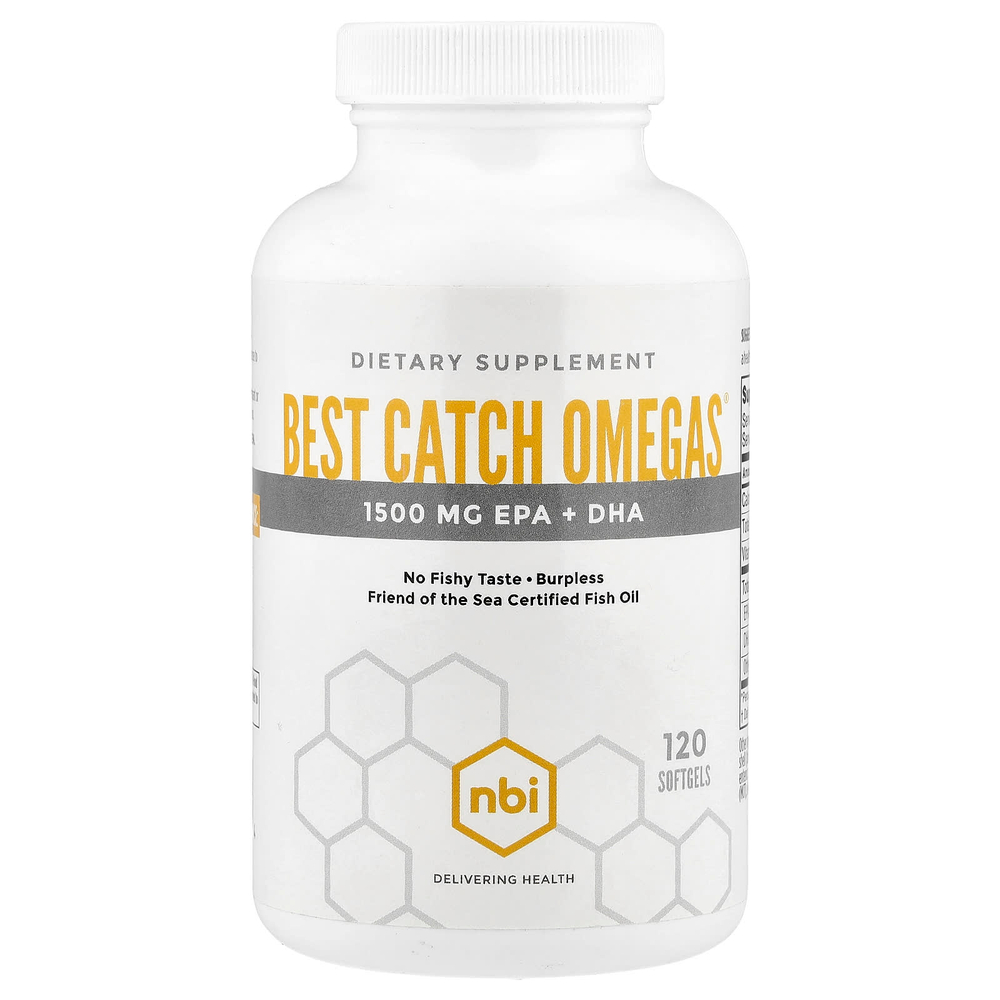 NBI, Best Catch Omegas®, 120 капсул