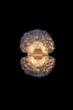 Бра LED 6W 3000К LE3032/1W GD/SH Blue золото/синий Jardin Leon