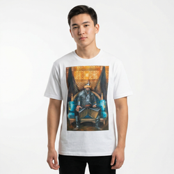 Футболка Qazaq Soul Тақ шелковой вышивкой