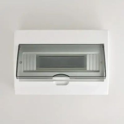 Бокс с прозр крышкой ЩРН-П-12 для наружной уст 12-и модульных устройств