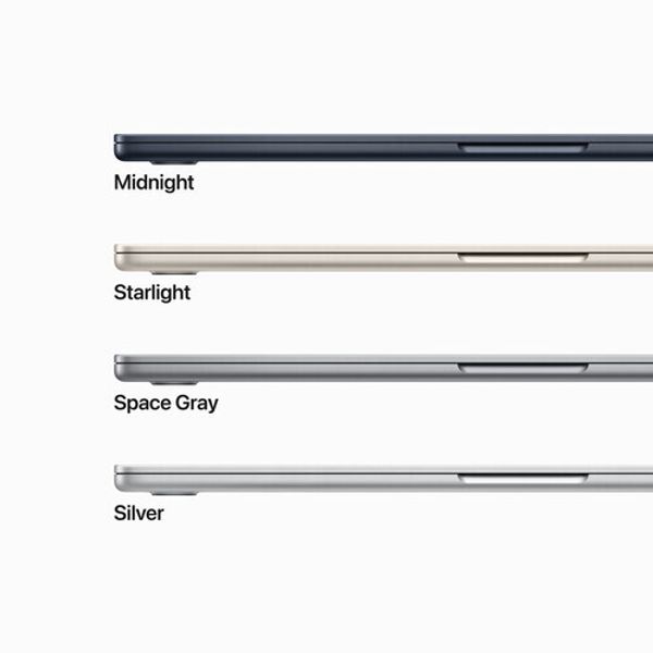 Ноутбук Apple MacBook Air 15 Retina MQKX3LL/A (M2 8-Core, GPU 10-Core, 8 GB, 512 Gb), Midnight