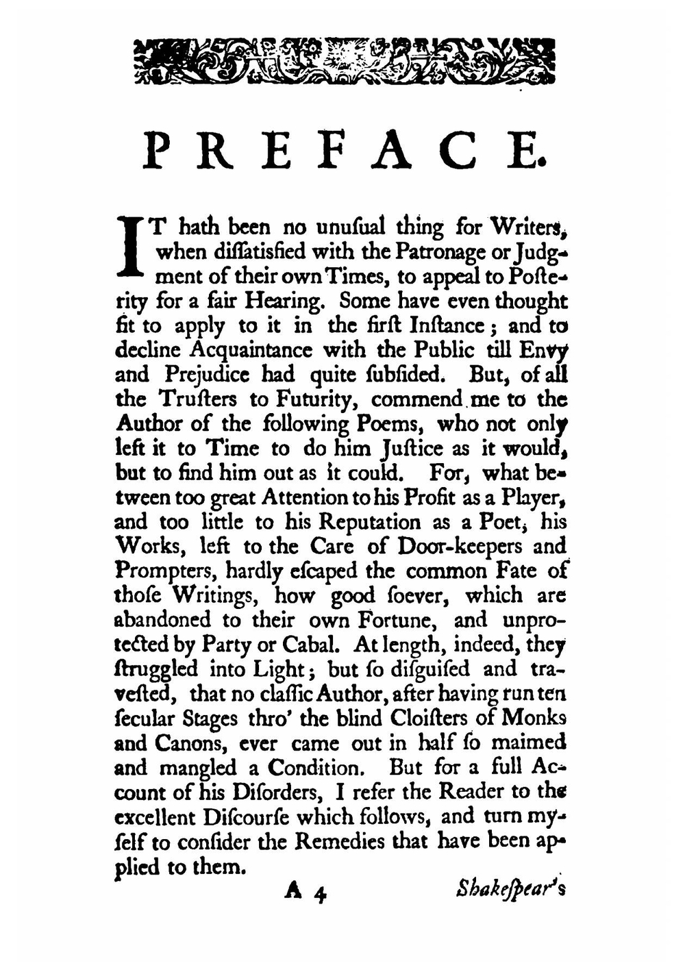 The Works of Shakespear: In Eight Volumes. Volume 1 | William Shakespeare