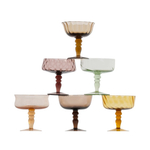 BITOSSI HOME Набор бокалов-креманок Amber/Pink, H11см, 6шт