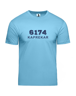 Футболка 6174 Kaprekar классическая прямая голубая