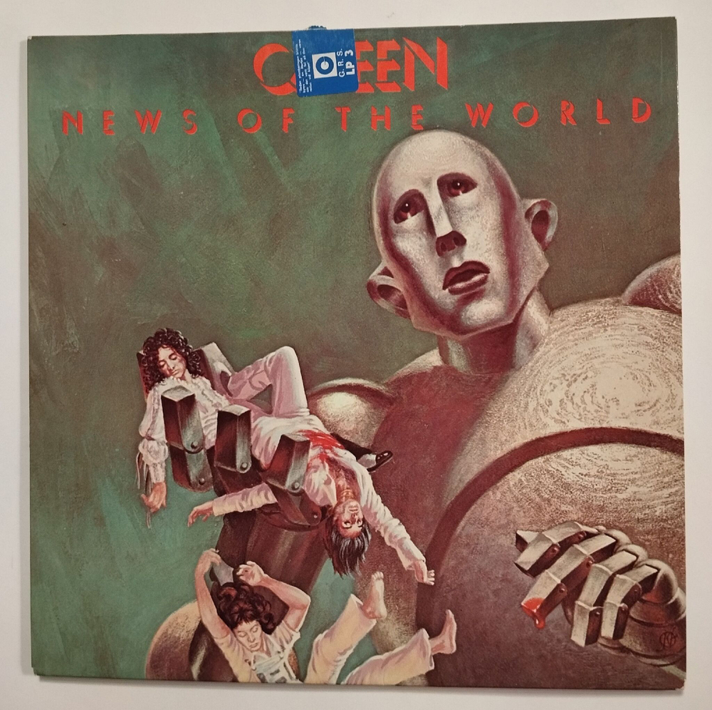 Винтажная виниловая пластинка LP Queen News Of The World (Sweden 1977)
