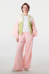 Олимпийка из нейлона "Колор блок" женская