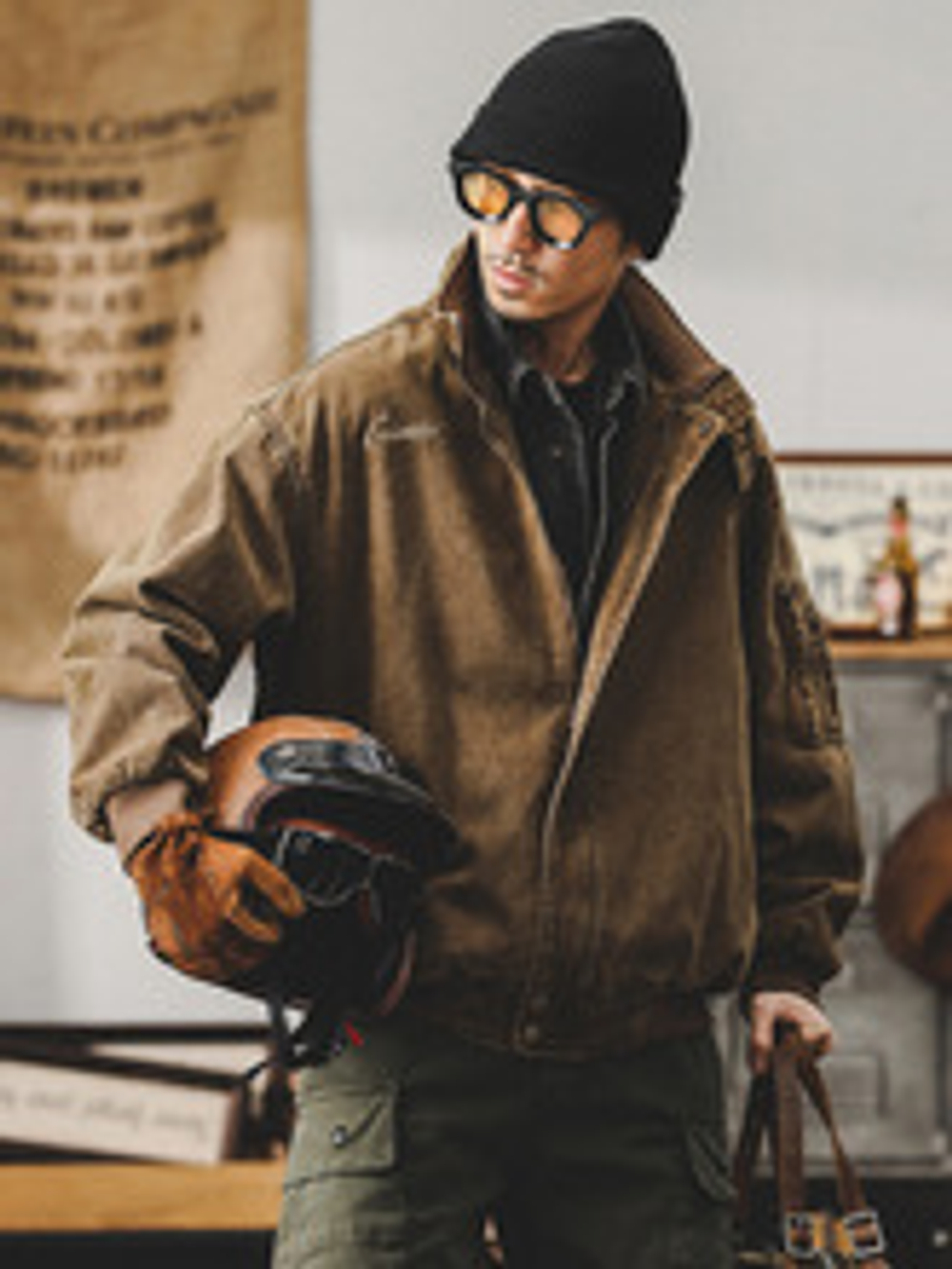 Ретро куртка мужская весна. Крутой парень наружный сюртук-пальто мужская весна и осень