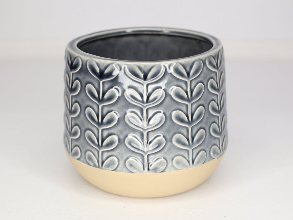 Ваза (14*14*11см) цв.синий GK-64892A