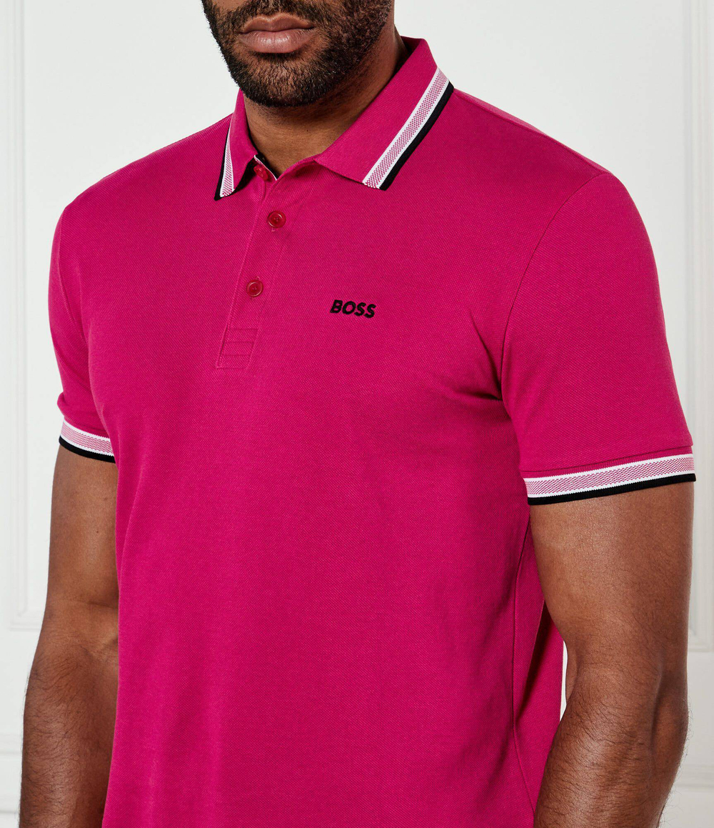 Поло Paddy BOSS GREEN - фуксия(50469055)