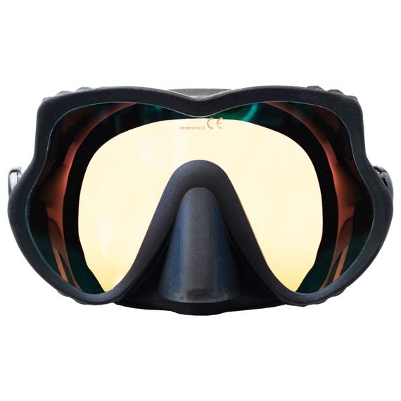 Маска с просветленными стеклами Marlin Frameless Excel черный