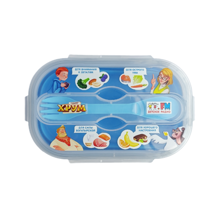 Ланч-бокс складной «Детективное агентство ХРУМ» (односекционный)