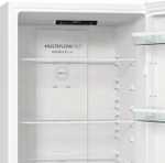 Отдельностоящий двухкамерный холодильник Gorenje NRK6191EW4