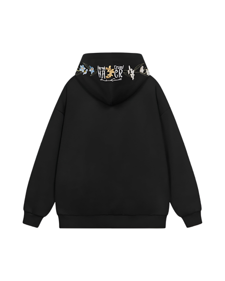 Худи HARSHandCRUEL "Hood Flowers" Oversized Hoodie