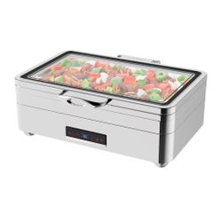 Мармит электрический 8,5 л 1/1*65 с с откидной крышкой и окном дисплеем " " SUNNEX